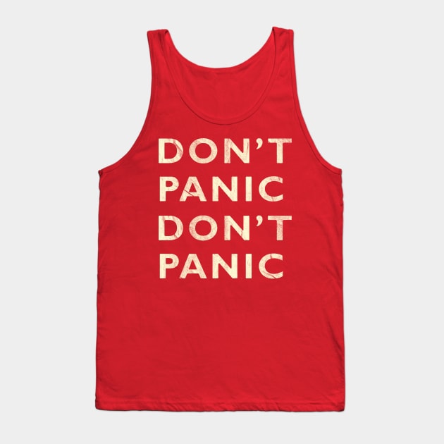 Don't Panic Fade Tank Top by tioooo